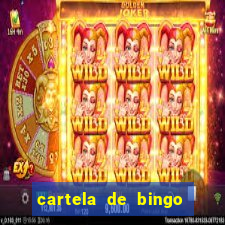 cartela de bingo pra imprimir